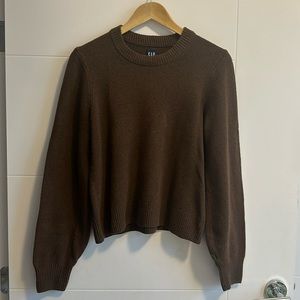 GAP | CashSoft Crew Neck Sweater - Brown